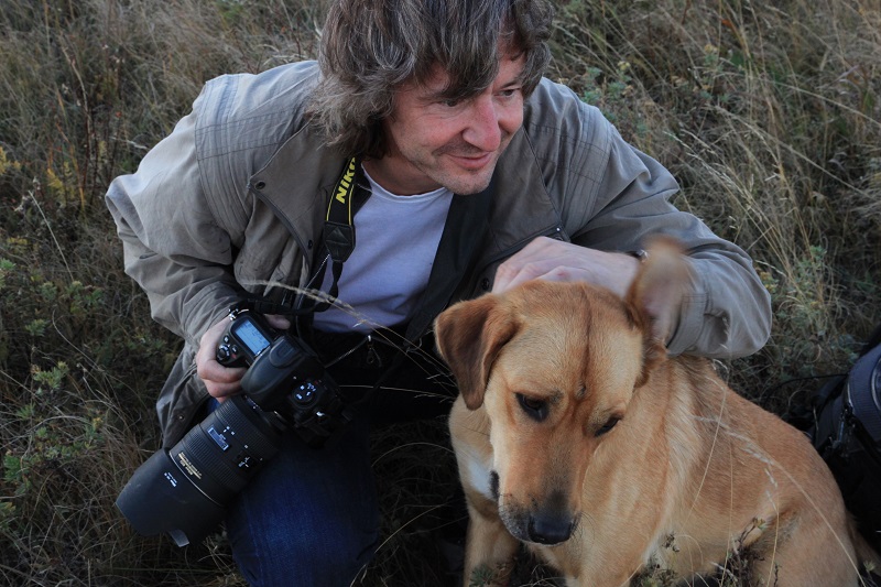 Dolly and photographer Thomas at Historic Reesor Ranch