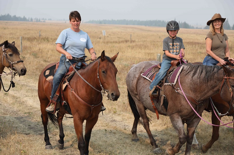 Wrangler Deanna on Wish Ride at Historic Reesor Ranch.