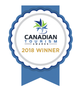 Canadian Tourism Awards - Small/Medium Business Winner 2018
