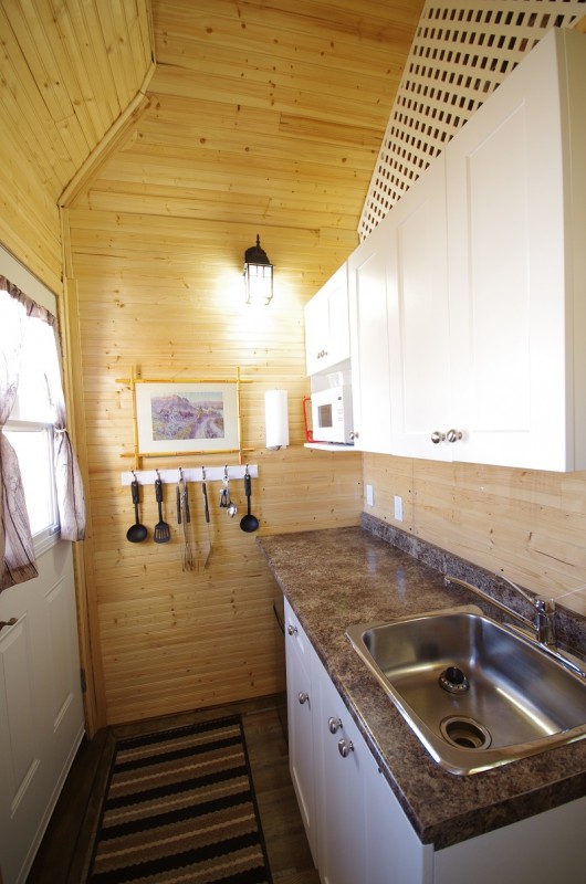Pioneer Cabin kitchenette