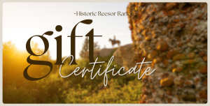 Historic Reesor Ranch gift certificate